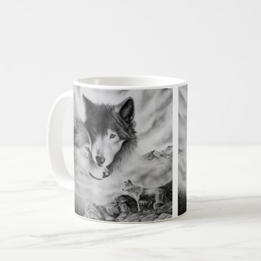 Wolf pic 3, Tasse Wolf pic 3 (Vorderseite Links)
