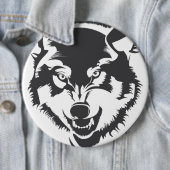 Wolf-Pinback-Button Button (Beispiel)