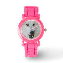 Wolf Pink Glitzern Watch