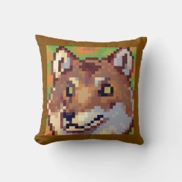 Wolf, Pixel Art, pixelart Kissen