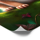 Wolf-Plakat Poster (Ecke)