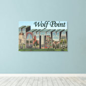 Wolf Point, Montana Leinwanddruck (Insitu (Holzboden))