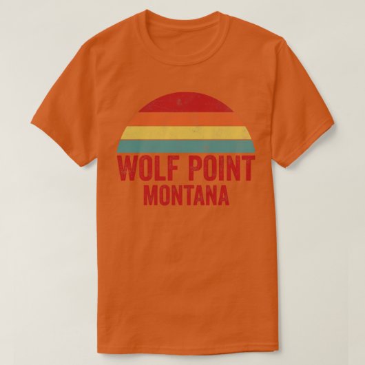 Wolf Point Montana T-Shirt (Design vorne)