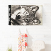 Wolf-Portrait Banner (Insitu)