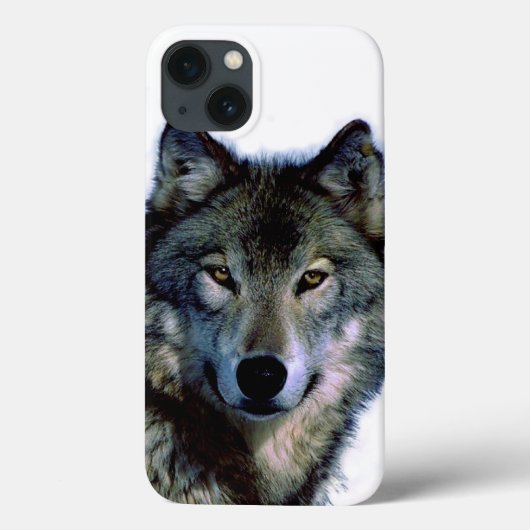 Wolf Portrait Case-Mate iPhone Hülle (Rückseite)