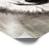 Wolf-Portrait Fotodruck (Ecke)