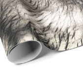 Wolf-Portrait Geschenkpapier (Rolleneckpunkt)