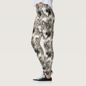Wolf-Portrait Leggings (Links)