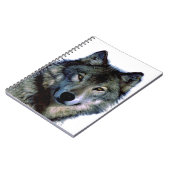 Wolf Portrait Notizblock (Linke Seite)