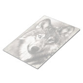 Wolf-Portrait Notizblock (angewinkelt)