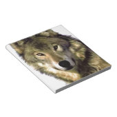 Wolf Portrait Notizblock (angewinkelt)