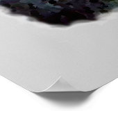 Wolf Portrait Poster (Ecke)