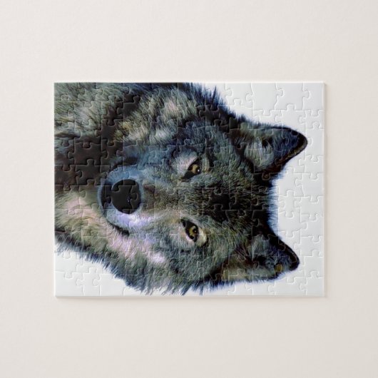 Wolf Portrait Puzzle (Horizontal)