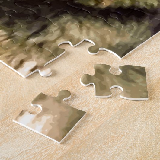 Wolf Portrait Puzzle (Seite)