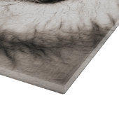 Wolf-Portrait Schneidebrett (Ecke)