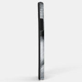 Wolf Portrait Schwarz-weiß Case-Mate iPhone Hülle (Hinten/Rechts)