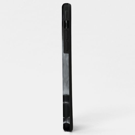 Wolf Portrait Schwarz-weiß Case-Mate iPhone Hülle (Hinten/Links)