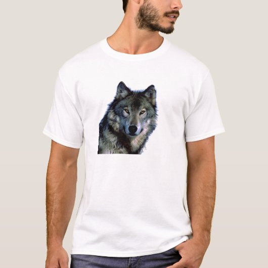 Wolf Portrait T-Shirt (Vorderseite)