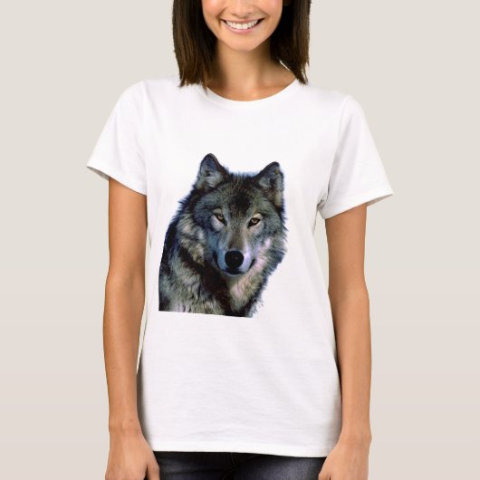 Wolf Portrait T-Shirt (Vorderseite)