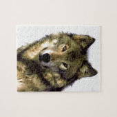 Wolf Portrait Wild Animals Puzzle (Horizontal)