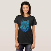 Wolf Portrait Wildlife Forest Animal Predator Wolf T-Shirt (Vorne ganz)
