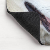 Wolf-Porträt Mousepad (Ecke)