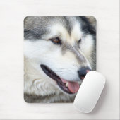 Wolf-Porträt Mousepad (Mit Mouse)