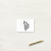 Wolf Post-it Klebezettel (Auf Schreibtisch)