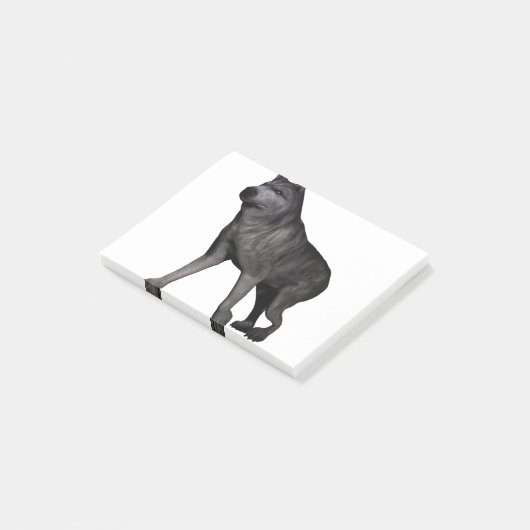 Wolf Post-it Klebezettel (angewinkelt)