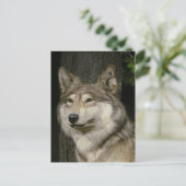 Wolf Postcard Postkarte (Stehend Vorderseite)