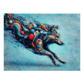 Wolf Poster (Vorderseite)