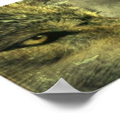 Wolf Poster (Ecke)