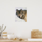 Wolf Poster (Küche)