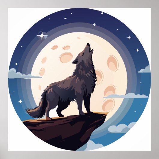 Wolf Poster (Vorne)