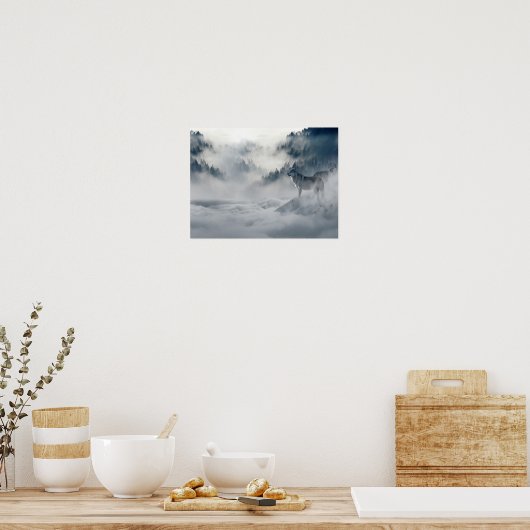 Wolf Poster (Küche)