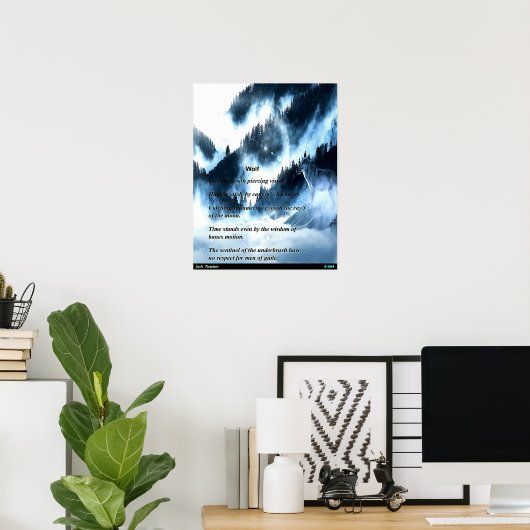 Wolf Poster (Heimbüro)