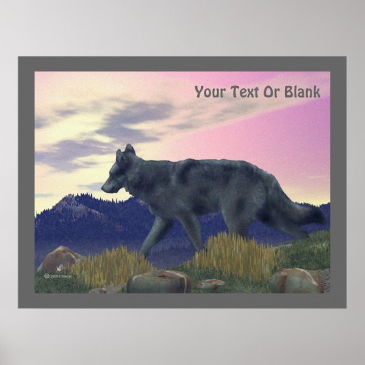 Wolf Poster (Vorne)