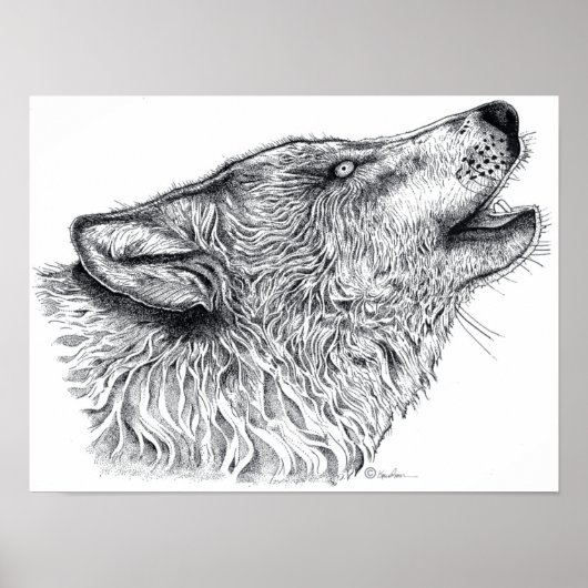 Wolf Poster (Vorne)