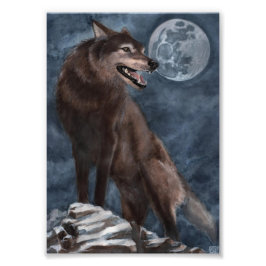 Wolf-Poster Fotodruck