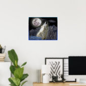 Wolf-Poster Poster (Heimbüro)