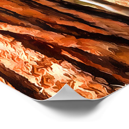 Wolf-Poster Poster (Ecke)