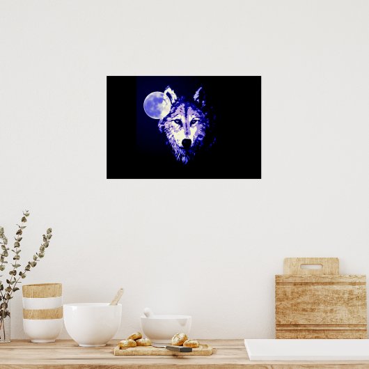 Wolf Poster Print - Wolves Poster (Küche)