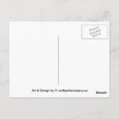 Wolf Postkarte (Rückseite)