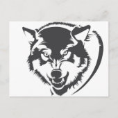 Wolf Postkarte (Vorderseite)