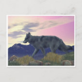 Wolf Postkarte (Vorderseite)