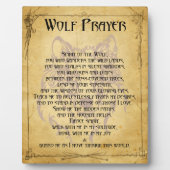 Wolf Prayer Fotoplatte (Vorderseite)