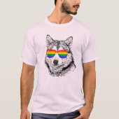 Wolf Pride Sunglasses T-Shirt (Vorderseite)
