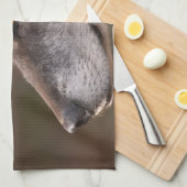 Wolf-Profil Handtuch (Viertel Falte)