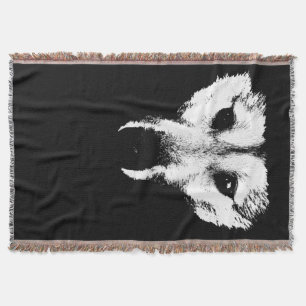 Wolf Pup Blanket Husky Wolf Pup Throw Blanket Decke