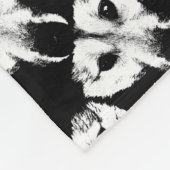 Wolf Pup Blanket Husky Wolf Welpe Dog Blankets Fleecedecke (Ecke)